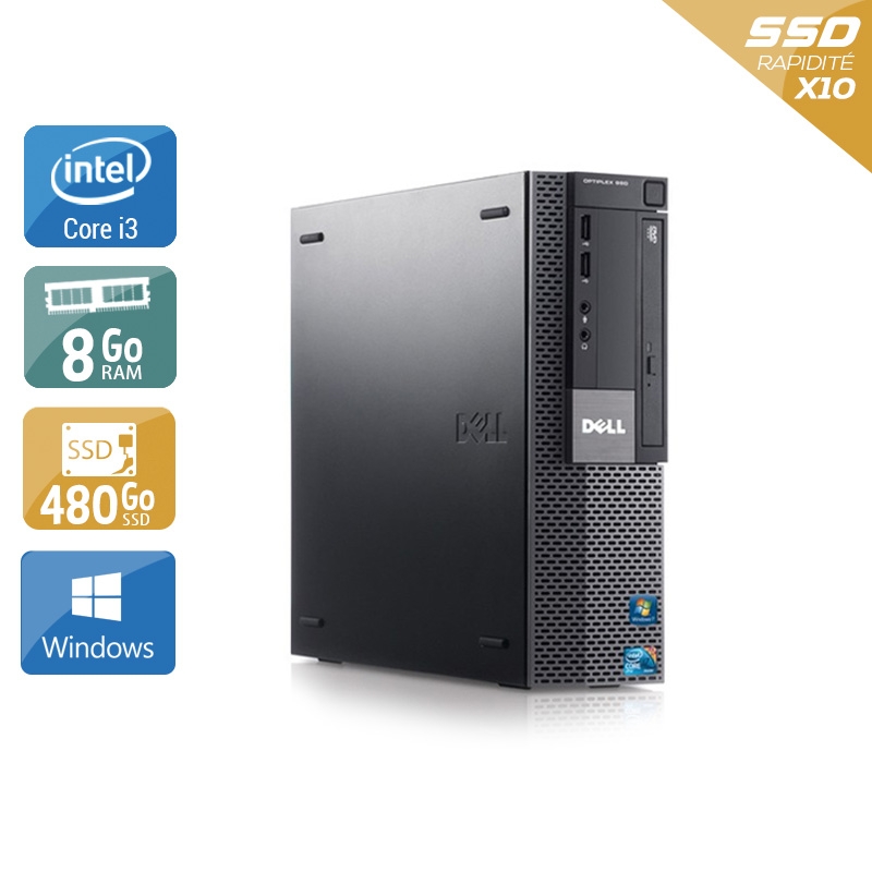 Acheter Dell Optiplex 980 SFF i3 - 8Go RAM 480Go SSD Windows 10 Bon étatOccasion certifiée reconditionnée Bon état - 232,50 € Dell Optiplex 980 SFF i3 - 8Go RAM 480Go SSD Windows 10 Bon étatOccasion certifiée reconditionnée Bon état - reconditionné disponible sur Kiatoo