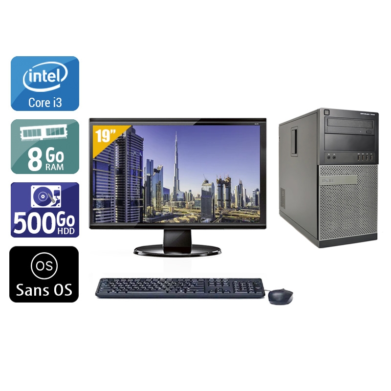 Acheter Dell Optiplex 790 Tower i3 + Écran - 19'' 8Go RAM 500Go HDD Sans OS Bon étatOccasion certifiée reconditionnée Bon état - 224,17 € Dell Optiplex 790 Tower i3 + Écran - 19'' 8Go RAM 500Go HDD Sans OS Bon étatOccasion certifiée reconditionnée Bon état - reconditionné disponible sur Kiatoo