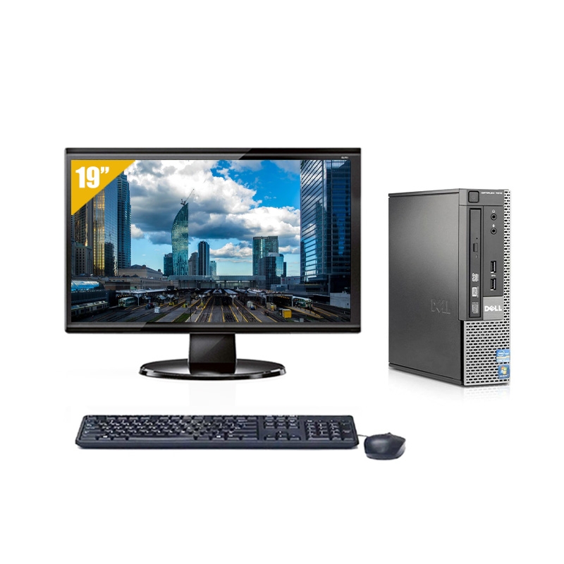 Dell Optiplex 790 USDT i5 avec Écran 19 pouces 16Go RAM 480Go SSD Sans OS