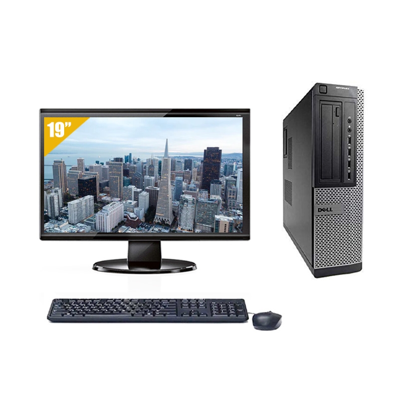 Dell Optiplex 9010 Desktop i5 avec Écran 19 pouces 16Go RAM 480Go SSD Linux