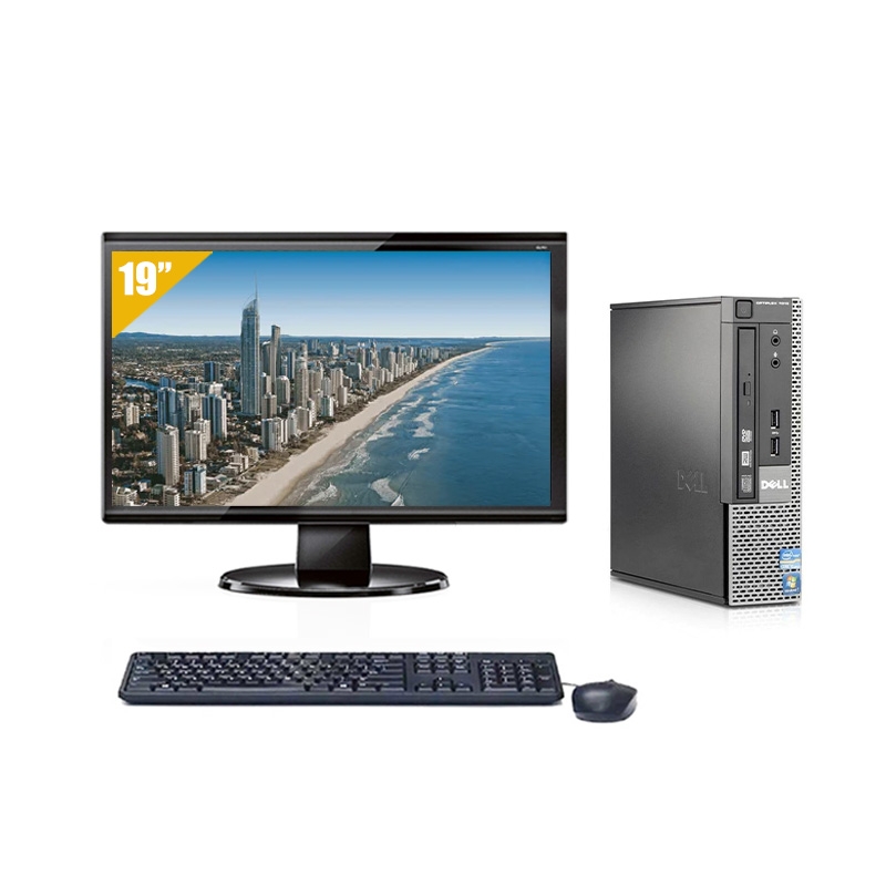 Dell Optiplex 9020 USDT i5 avec Écran 19 pouces 8Go RAM 240Go SSD Windows 10