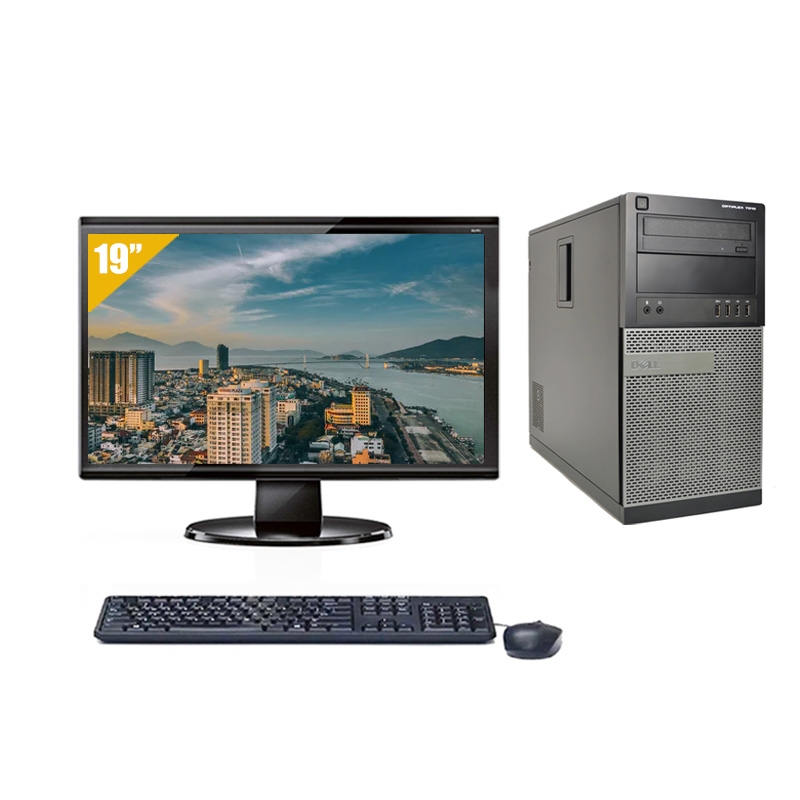 Dell Optiplex 990 Tower i5 avec Écran 19 pouces 16Go RAM 240Go SSD Windows 10