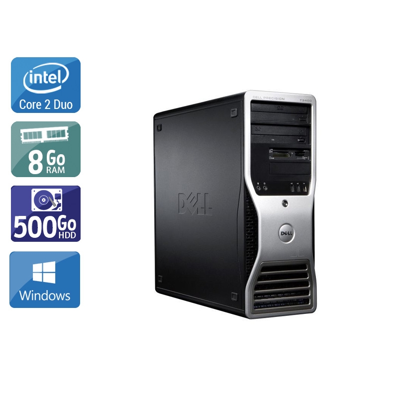 Dell Précision 390 Tower Core 2 Duo 8Go RAM 500Go HDD Windows 10
