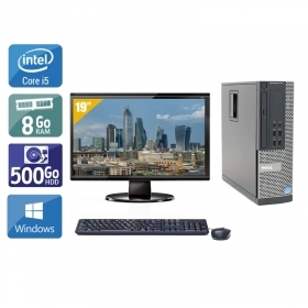 Dell Optiplex 9010 SFF i5 avec Écran 19 pouces 8Go RAM 500Go HDD Windows 10