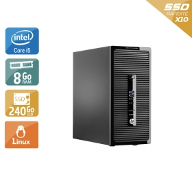 HP ProDesk 490 G2 Tower i5 8Go RAM 240Go SSD Linux