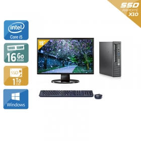 HP EliteDesk 800 G1 USDT i5 avec Écran 19 pouces 16Go RAM 1To SSD Windows 10
