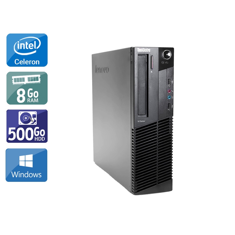 Acheter Lenovo ThinkCentre M83 SFF Celeron Dual Core - 8Go RAM 500Go HDD Windows 10 État correctOccasion certifiée reconditionnée Bon état - 165,83 € Lenovo ThinkCentre M83 SFF Celeron Dual Core - 8Go RAM 500Go HDD Windows 10 État correctOccasion certifiée reconditionnée Bon état - reconditionné disponible sur Kiatoo