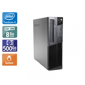 Lenovo ThinkCentre M83 SFF Pentium G Dual Core 8Go RAM 500Go HDD Linux