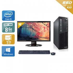 Lenovo ThinkCentre M81 SFF i5 avec Écran 19 pouces 8Go RAM 1To SSD Windows 10