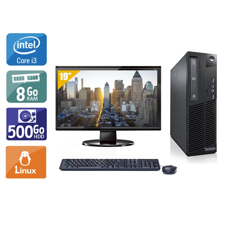 Acheter Lenovo ThinkCentre M82 SFF i3 + Écran - 19'' 8Go RAM 500Go HDD Linux Bon étatOccasion certifiée reconditionnée Bon état - 224,17 € Lenovo ThinkCentre M82 SFF i3 + Écran - 19'' 8Go RAM 500Go HDD Linux Bon étatOccasion certifiée reconditionnée Bon état - reconditionné disponible sur Kiatoo