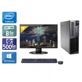 Lenovo ThinkCentre M83 SFF Celeron Dual Core avec Écran 19 pouces 8Go RAM 500Go HDD Windows 10