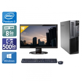 Lenovo ThinkCentre M83 SFF Pentium G Dual Core avec Écran 19 pouces 8Go RAM 500Go HDD Windows 10