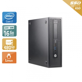 HP ProDesk 600 G1 SFF i7 16Go RAM 480Go SSD Linux