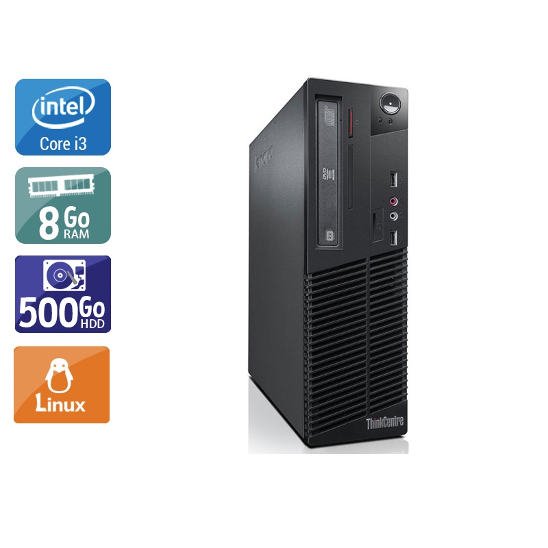 Acheter Lenovo ThinkCentre M82 SFF i3 - 8Go RAM 500Go HDD Linux Bon étatOccasion certifiée reconditionnée Bon état - 190,83 € Lenovo ThinkCentre M82 SFF i3 - 8Go RAM 500Go HDD Linux Bon étatOccasion certifiée reconditionnée Bon état - reconditionné disponible sur Kiatoo