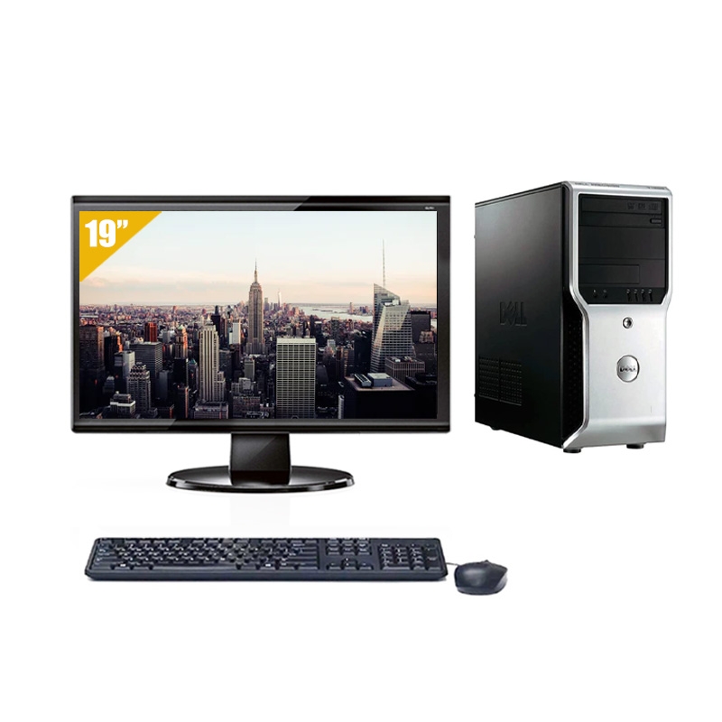 Dell Précision T1500 Tower i3 avec Écran 19 pouces 8Go RAM 500Go HDD Linux