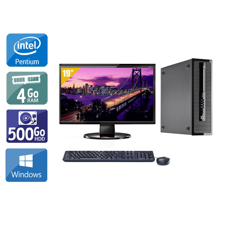 Acheter HP ProDesk 400 G1 SFF Pentium G Dual Core + Écran - 19'' 4Go RAM 500Go HDD Windows 10 État correctOccasion certifiée reconditionnée Bon état - 199,17 € HP ProDesk 400 G1 SFF Pentium G Dual Core + Écran - 19'' 4Go RAM 500Go HDD Windows 10 État correctOccasion certifiée reconditionnée Bon état - reconditionné disponible sur Kiatoo