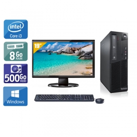 Lenovo ThinkCentre M81 SFF i3 avec Écran 19 pouces 8Go RAM 500Go HDD Windows 10
