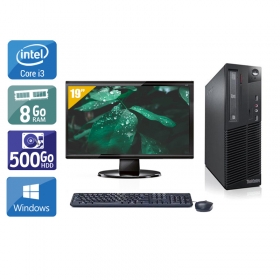 Lenovo ThinkCentre M71 SFF i3 avec Écran 19 pouces 8Go RAM 500Go HDD Windows 10