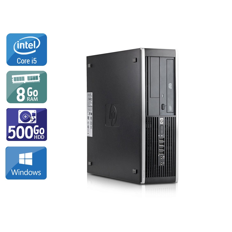 HP Compaq Elite 8100 SFF i5 8Go RAM 250Go HDD Windows 10