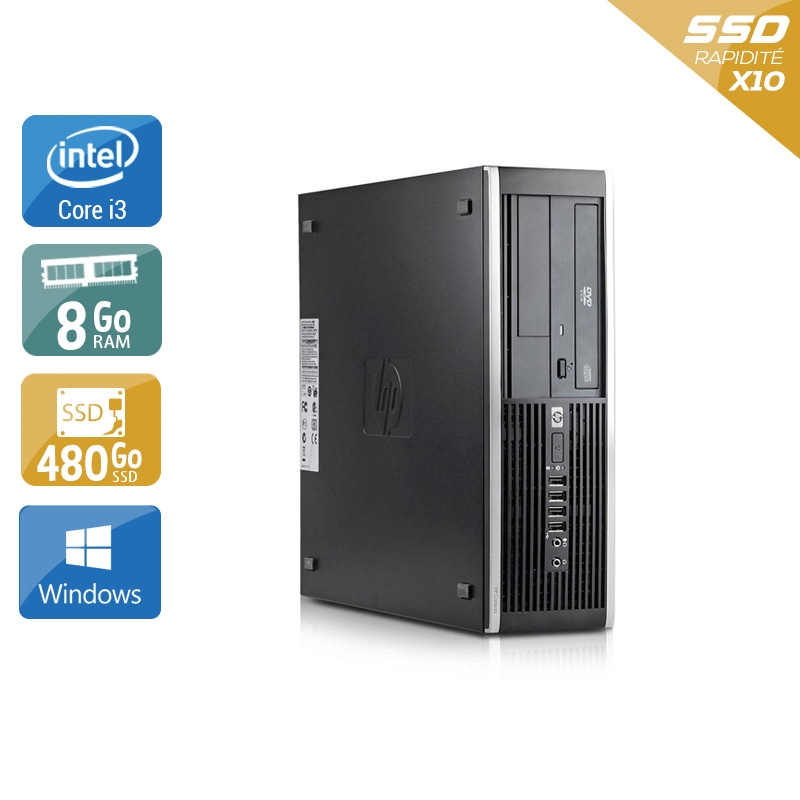 Acheter HP Compaq Elite 8100 SFF i3 - 8Go RAM 480Go SSD Windows 10 Bon étatOccasion certifiée reconditionnée Bon état - 232,50 € HP Compaq Elite 8100 SFF i3 - 8Go RAM 480Go SSD Windows 10 Bon étatOccasion certifiée reconditionnée Bon état - reconditionné disponible sur Kiatoo