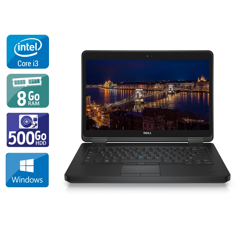 Dell Latitude E5440 i3 8Go RAM 500Go HDD Windows 10