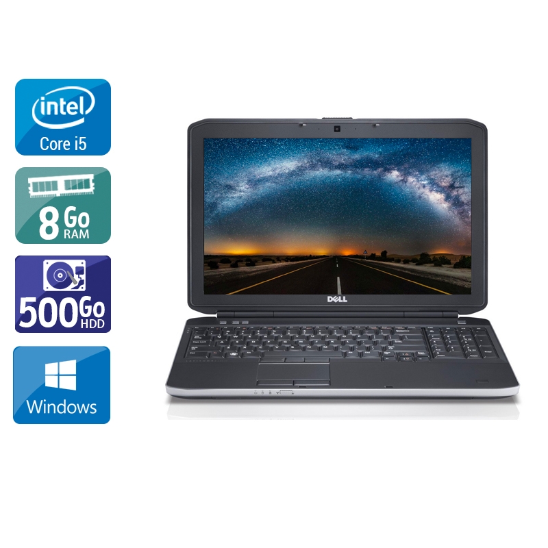 Dell Latitude E6230 i5 8Go RAM 500Go HDD Windows 10