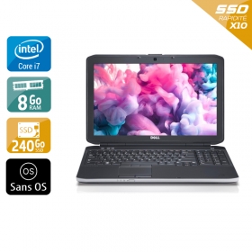 Dell Latitude E6230 i7 8Go RAM 240Go SSD Sans OS
