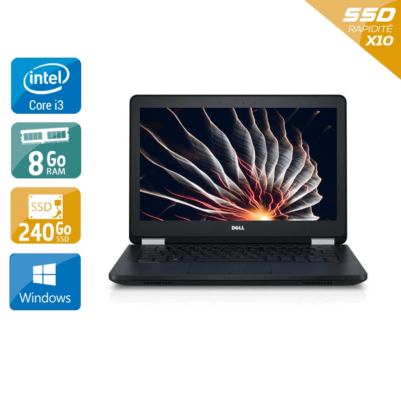 Acheter Dell Latitude E5270 12,5'' i3 Gen 6 - 8Go RAM 240Go SSD Windows 10 Bon étatOccasion certifiée reconditionnée Bon état - 190,83 € Dell Latitude E5270 12,5'' i3 Gen 6 - 8Go RAM 240Go SSD Windows 10 Bon étatOccasion certifiée reconditionnée Bon état - reconditionné disponible sur Kiatoo