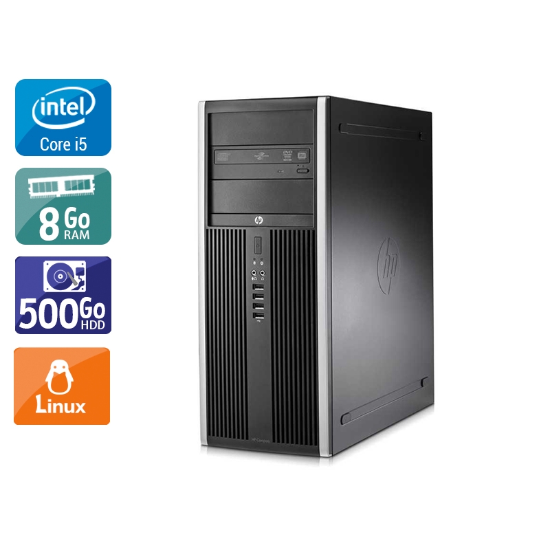 HP Compaq Elite 8100 Tower i5 - 8Go RAM 500Go HDD Linux  État correctOccasion certifiée reconditionnée Bon état -  reconditionné disponible sur Kiatoo