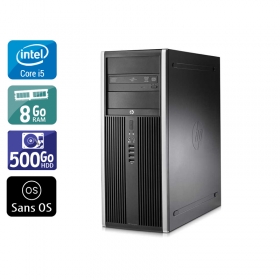 HP Compaq Elite 8100 Tower i5 8Go RAM 500Go HDD Sans OS