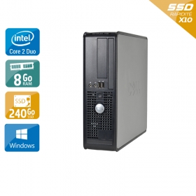Dell Optiplex 745 SFF Core 2 Duo 8Go RAM 240Go SSD Windows 10