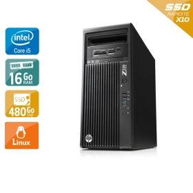 HP Workstation Z230 Tower i5 16Go RAM 480Go SSD Linux