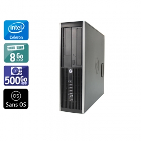 HP Compaq Pro 6200 SFF Celeron Dual Core 8Go RAM 500Go HDD Sans OS