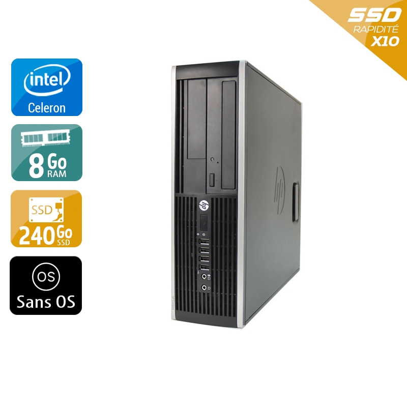 Acheter HP Compaq Pro 6200 SFF Celeron Dual Core - 8Go RAM 240Go SSD Sans OS Très bon étatOccasion certifiée reconditionnée Bon état - 232,50 € HP Compaq Pro 6200 SFF Celeron Dual Core - 8Go RAM 240Go SSD Sans OS Très bon étatOccasion certifiée reconditionnée Bon état - reconditionné disponible sur Kiatoo