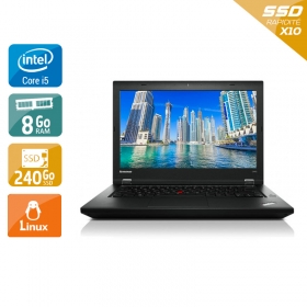 Lenovo Thinkpad T440 i5  - 8Go RAM 240Go SSD Linux