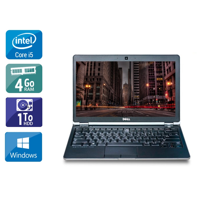 Dell Latitude e6220 12,5" i5  - 4Go RAM 1To HDD Windows 10
