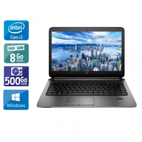 HP ProBook 430 G2 13,2" i3  - 8Go RAM 500Go HDD Windows 10
