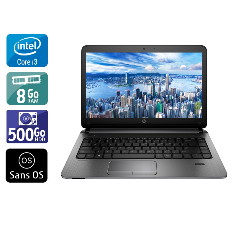 HP ProBook 430 G2 13,3'' i3  - 8Go RAM 500Go HDD Sans OS  Très bon étatOccasion certifiée reconditionnée Bon état -  reconditionné disponible sur Kiatoo