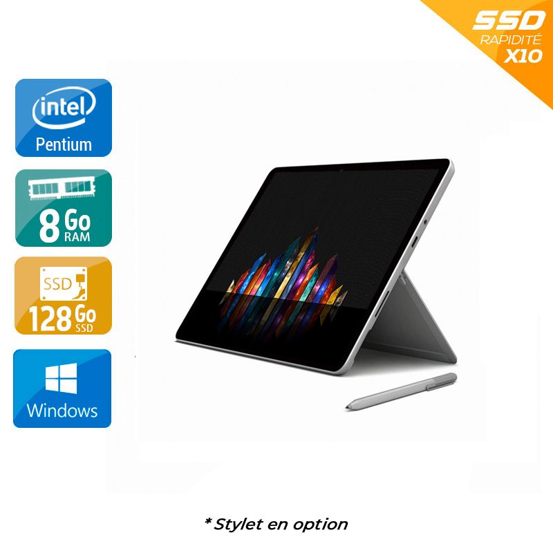 Tablette Microsoft Surface Pro 4 - Core i5 - RAM 8Go - SSD 128Go - Windows  10 - Avec clavier et stylet Reconditionné - PC Hybride / PC 2 en 1 - Achat  & prix