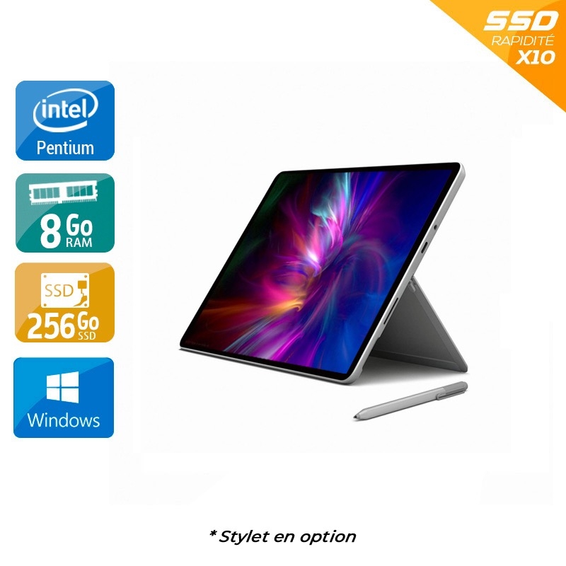 Tablette Microsoft Surface Go 1825 Pentium Gold 8Go RAM 256Go SSD
