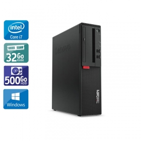 Lenovo ThinkCentre M910 SFF i7 Gen 6 32Go RAM 500Go HDD Windows 10