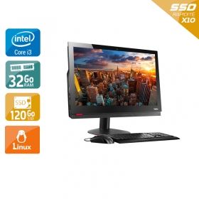 Lenovo ThinkCentre M910Z AIO i3 Gen 7 24" - 32Go RAM 120Go SSD Linux