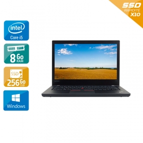 Lenovo ThinkPad T470 14" i5 Gen 6 - 8Go RAM 256Go SSD Windows 10