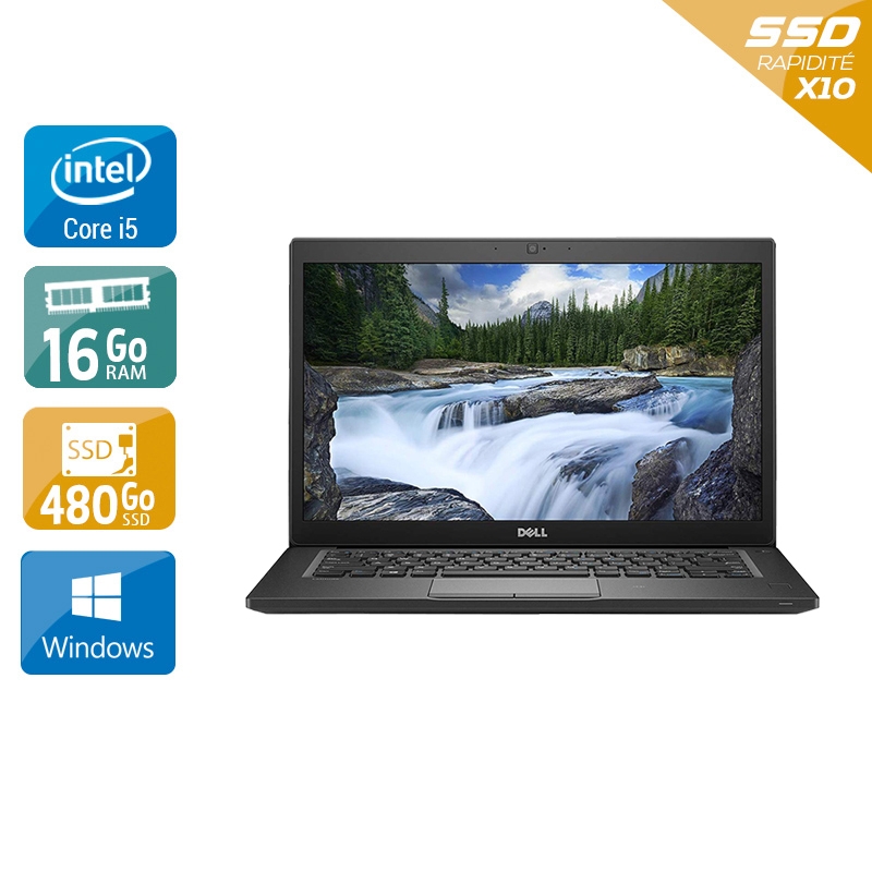 Dell Latitude 7490 i5 Gen 8 - 16Go RAM 480Go SSD Windows 10