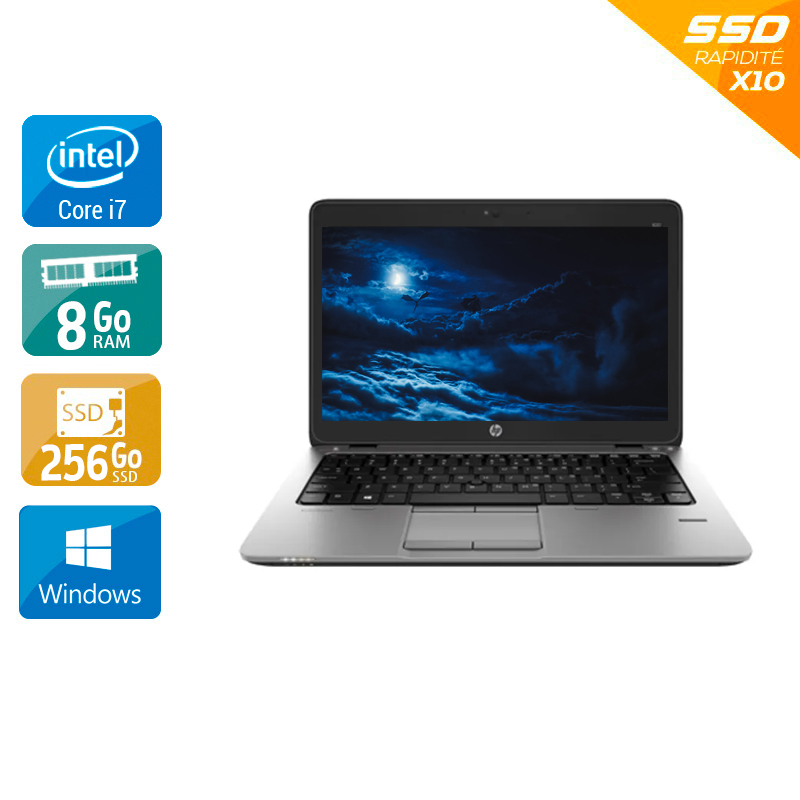 HP EliteBook 820 G1 12,5'' i7 - 8Go RAM 256Go SSD Windows 10  Bon étatOccasion certifiée reconditionnée Bon état -  reconditionné disponible sur Kiatoo