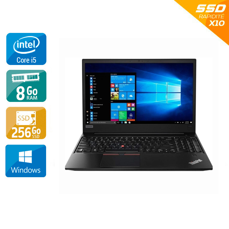Lenovo ThinkPad T480s 14'' i5 Gen 8 - 8Go RAM 256Go SSD Windows 11  État correctOccasion certifiée reconditionnée Bon état -  reconditionné disponible sur Kiatoo