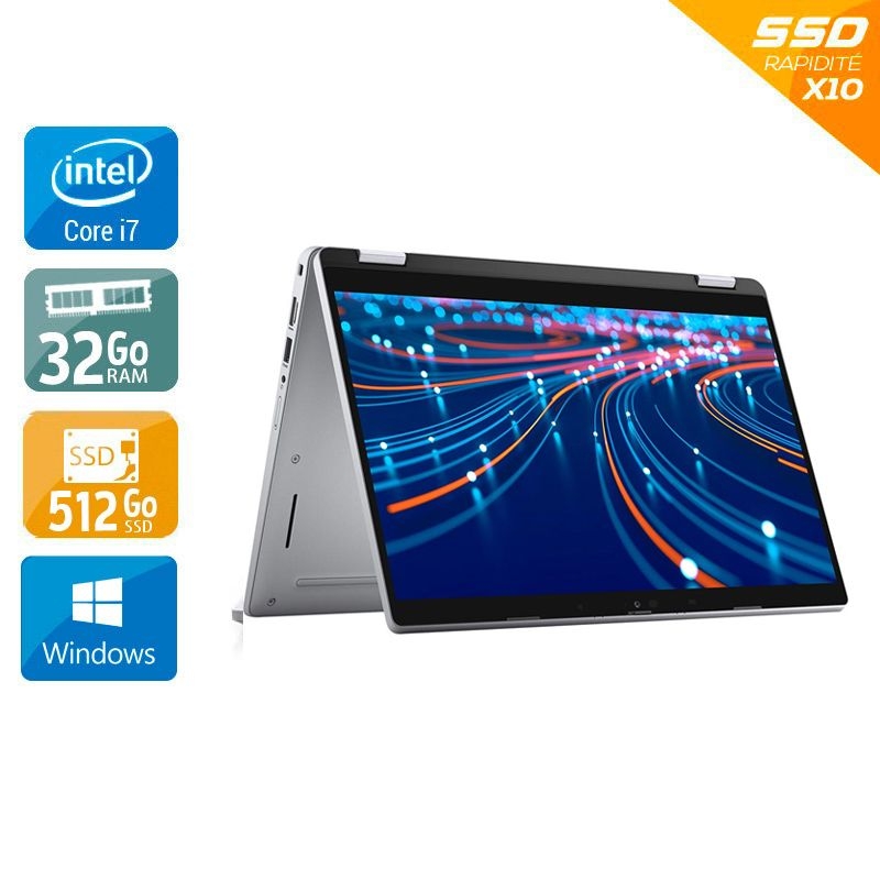 Dell Latitude 5320 2-en-1 13,3" i7 Gen 11 - 32Go RAM 512Go SSD Windows 11
