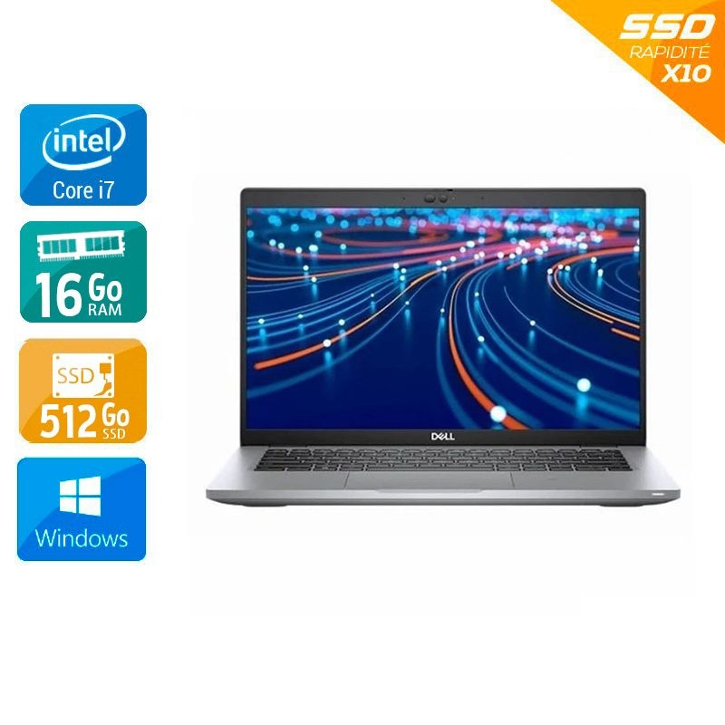 Dell Latitude 5420 14" i7 Gen 11 - 16Go RAM 512Go SSD Windows 11