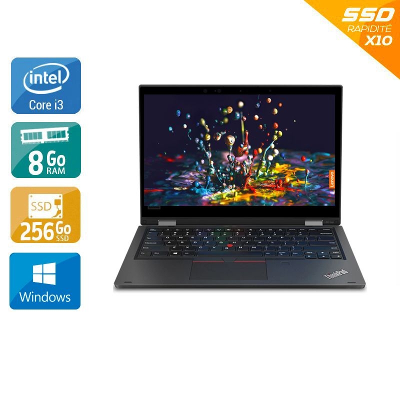 Lenovo ThinkPad L390 13,3" i3 Gen 8 - 8Go RAM 256Go SSD Windows 11