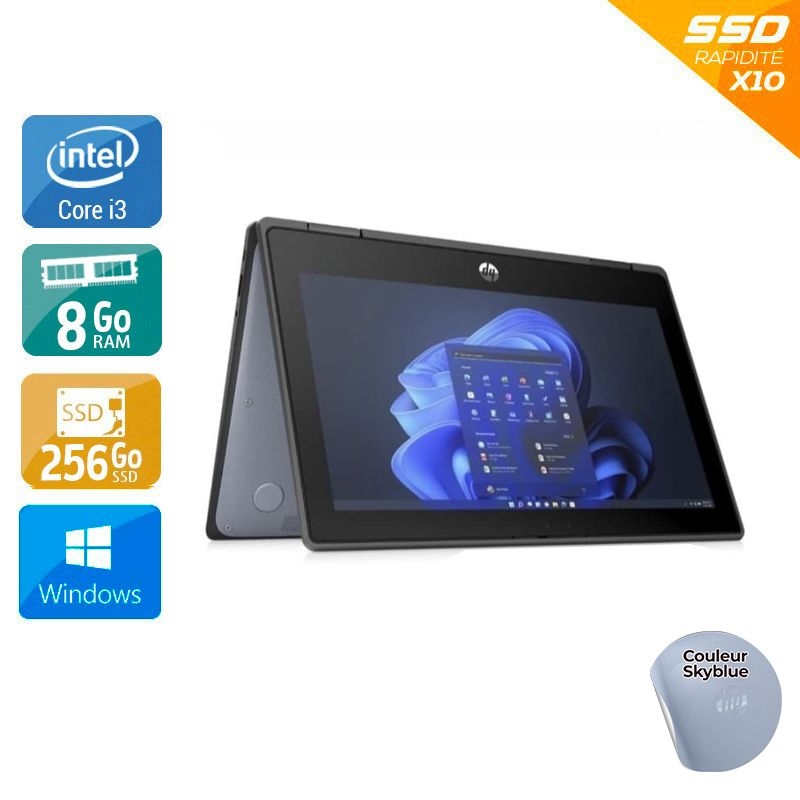 HP Pro x360 Fortis G10 11,6" i3 Gen 12 - 8Go RAM 256Go SSD Windows 11